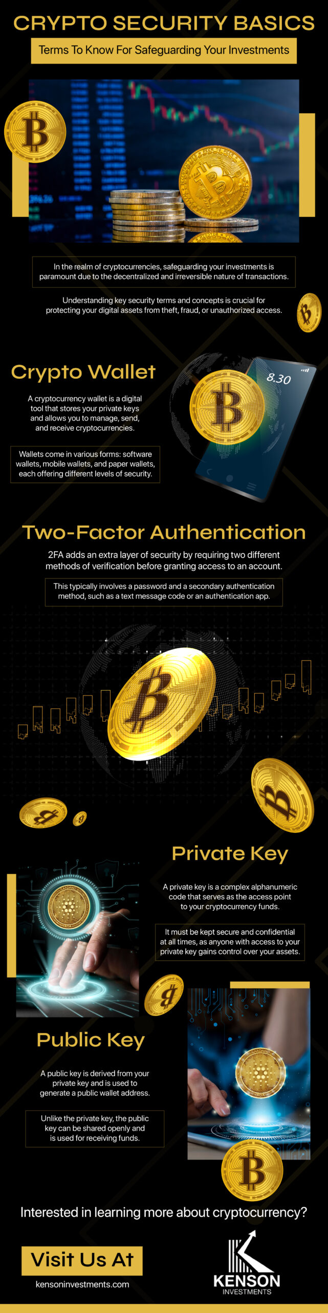 kenson Investments | Crypto Security Basics: Terms to Know for Safeguarding Your Investments - An Infographic