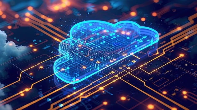 illustration of cloud mining