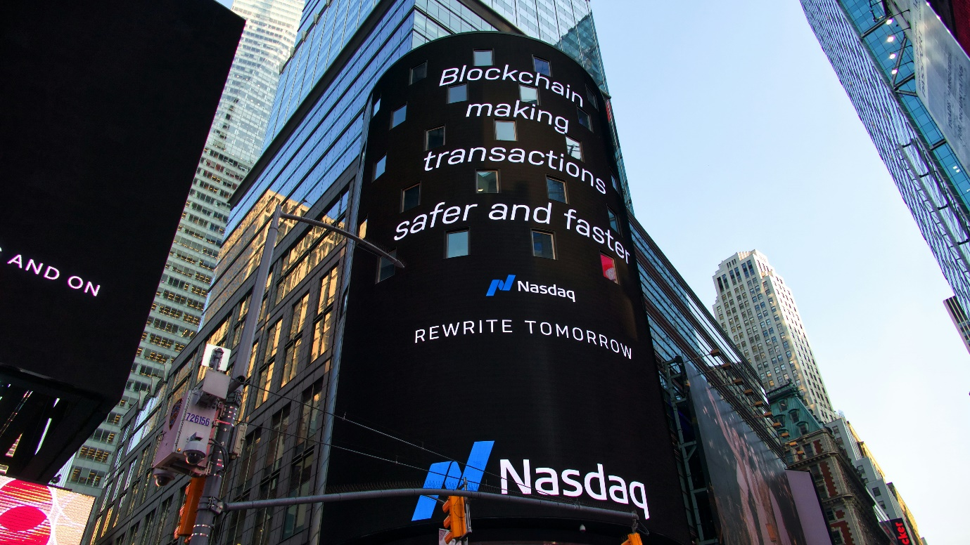 a Nasdaq advertisement