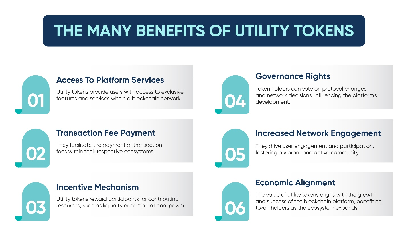 benefits of utility tokens