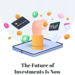 Conceptual illustration of the Kenson Investments app showcasing the future of digital investments.