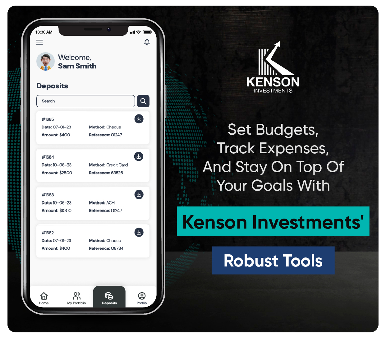 Kenson Investments' App