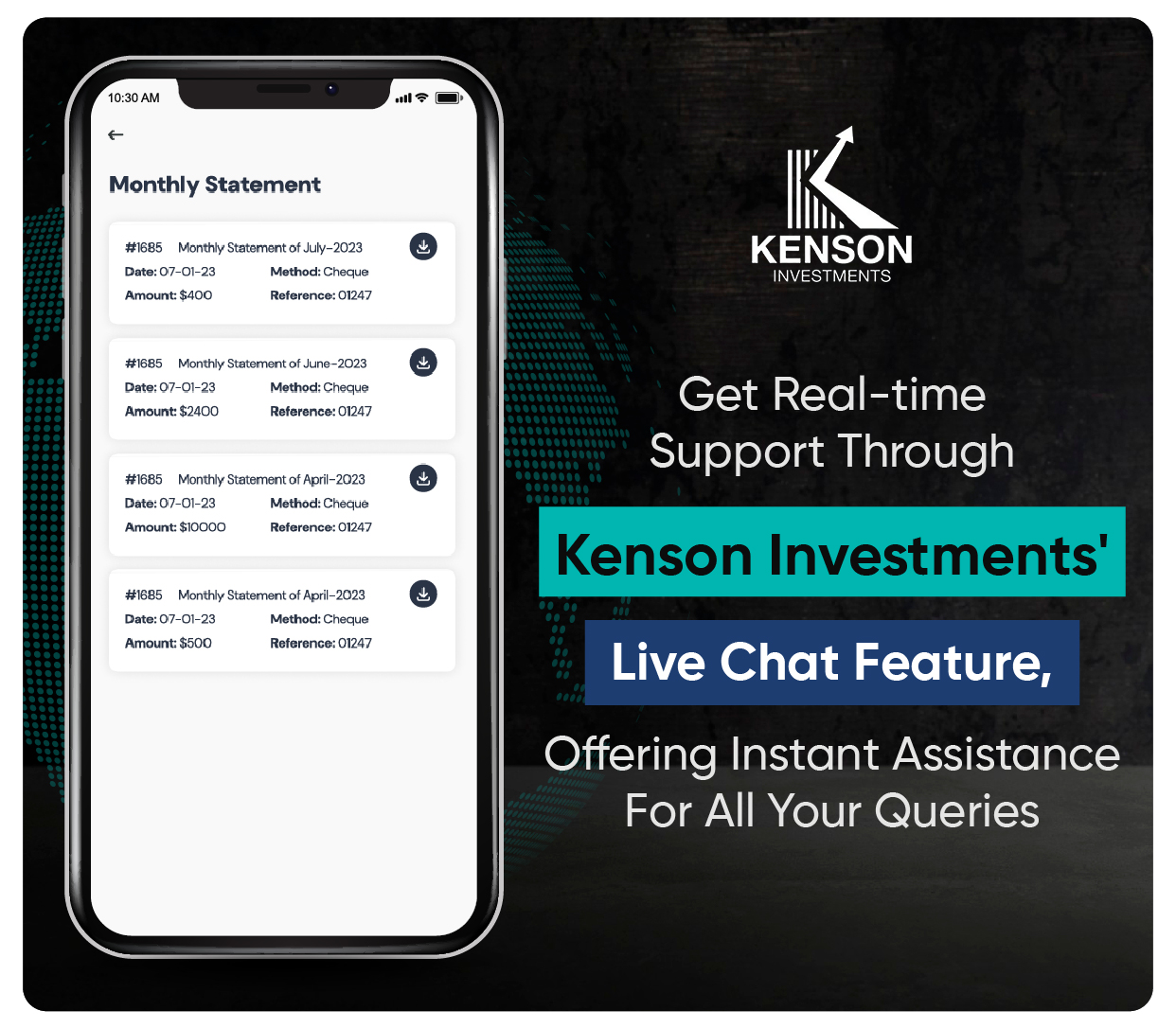 Kenson Investments' App