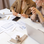 businessman person woman space