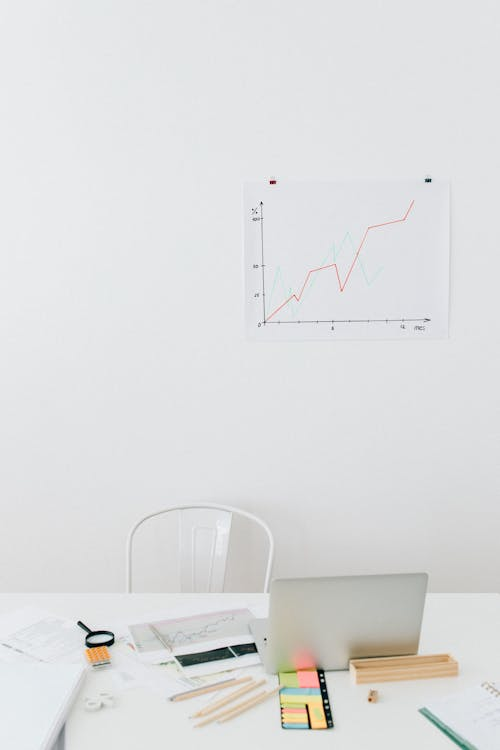white printer paper with red line