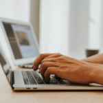 Person researching digital asset trading platforms.