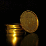 Two gold digital coins representing value and liquidity.