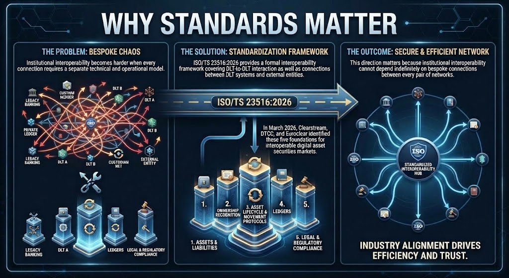 Why blockchain interoperability standards matter for institutional cross-chain infrastructure