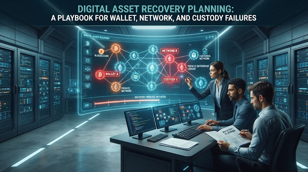 Digital asset recovery planning for wallet, network, and custody failures