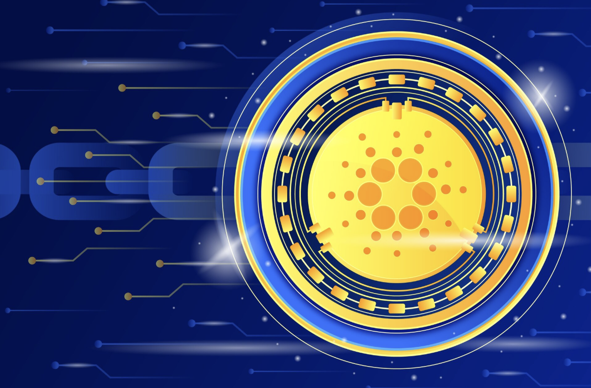 A concept illustration featuring Cardano.