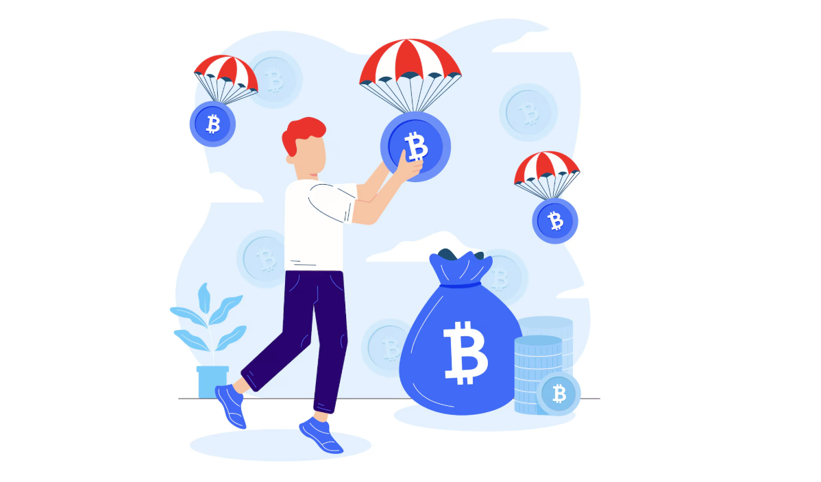 A Bitcoin concept illustration.