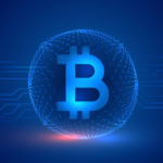 Conceptual image of Bitcoin and blockchain networks representing a cryptocurrency market boom driven by digital infrastructure and adoption growth.