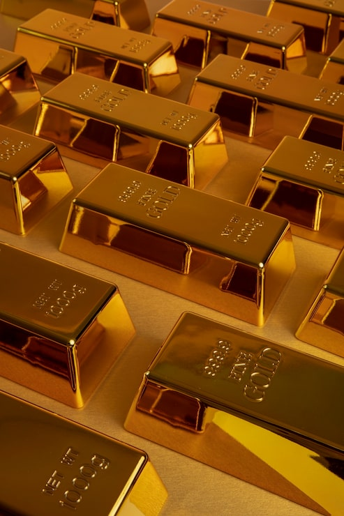 Gold bars.