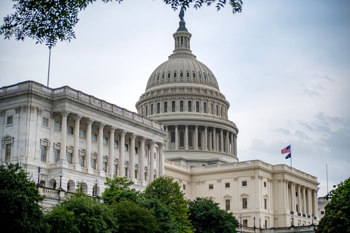 The U.S. Capitol building where Senate floor votes on digital asset legislation take place.