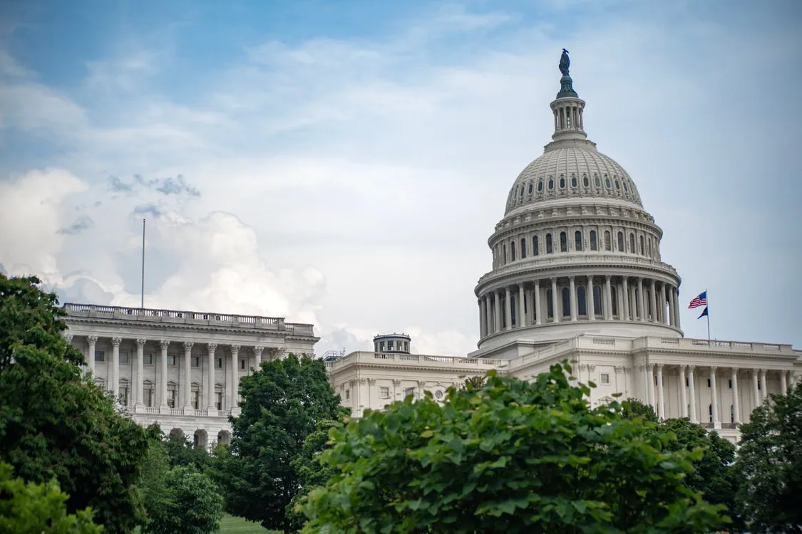 The US Capitol Building in Washington DC