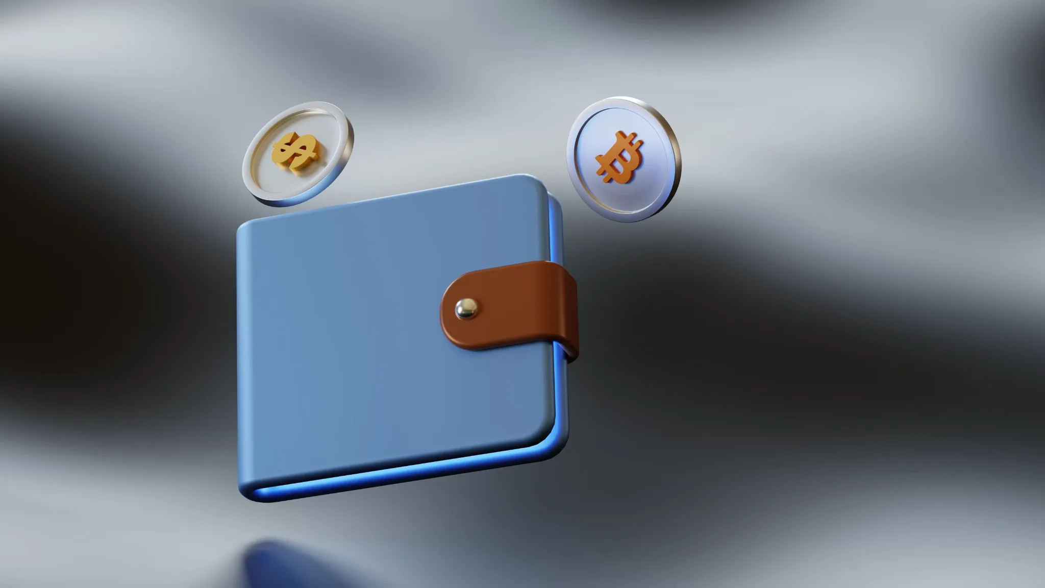 Digital wallet illustration representing NFT custody, marketplace access, and blockchain-based asset control.