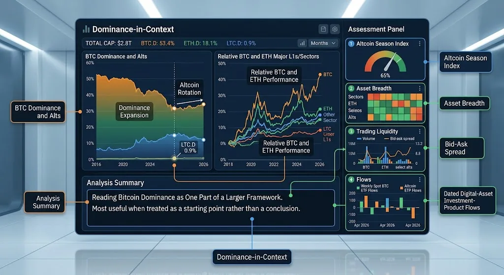 Digital asset capital flows across Bitcoin and altcoins