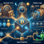 Bitcoin timelocks controlling when a transaction becomes eligible to spend